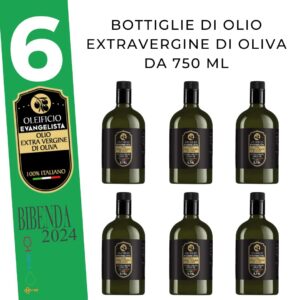 Box da 6 bottiglie di olio extravergine di oliva 750 ml
