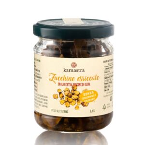 Zucchine Essiccate in Olio Extravergine di Oliva 150gr